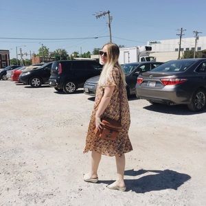 Vintage 1960s / 1970s House Dress - Floral Print